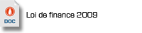 Loi de finance 2009